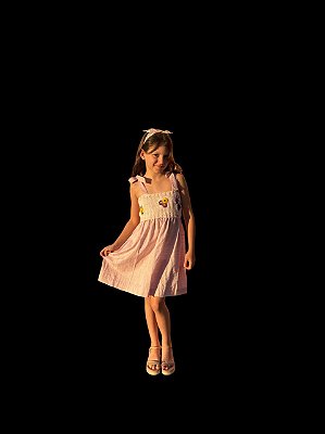 VESTIDO INFANTIL CROCHÊ BORBOLETAS