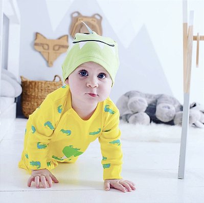 MACACÃO LONGO BEBÊ JACARÉ