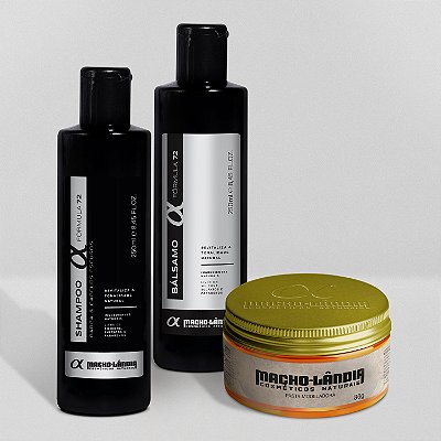 Compre Kit Shampoo e Bálsamo e Ganhe Mini Pomada Efeito Brilho