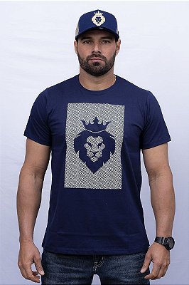 Camiseta TK Originals Leão Azul Marinho