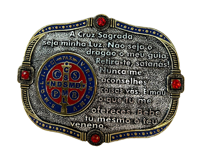 Fivela Master Oração São Bento