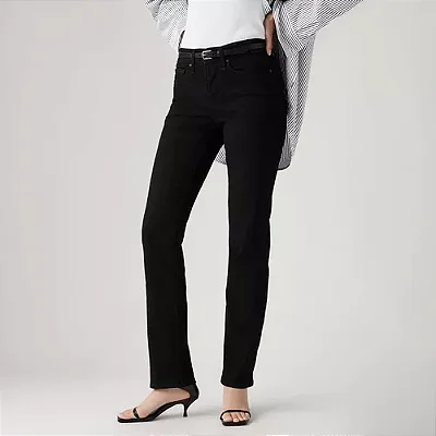 Calça Levis Feminina 314 Preta Shaping Sthaight