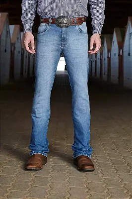 Calça Self Masculina CS502 Slim Boot Medium Blue