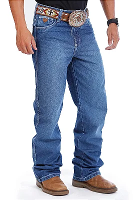 Calça Rodeo Farm Masculino Plus Size Balão Destroyer Costura Branca