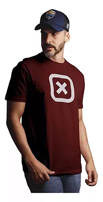 Camiseta TXC Masculino Estampa Vinho