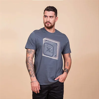 Camiseta TXC Masculino Estampa Grafite Ref 192254
