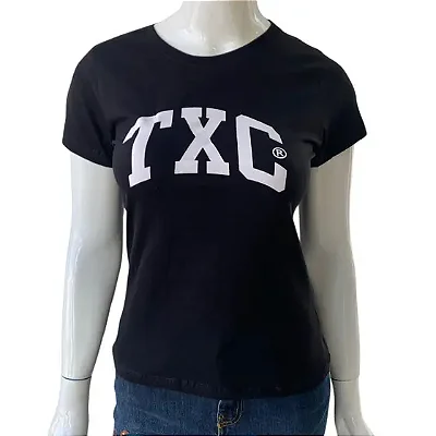 Camiseta TXC Feminina Estampada Preta Ref 4988