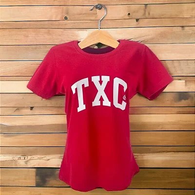 Camiseta TXC Feminina Estampada Vermelha Ref 4988