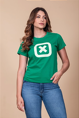 Camiseta TXC Feminina Estampada Verde Ref 50975