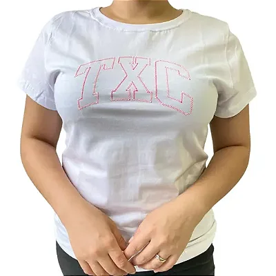 Camiseta TXC Feminina Estampada Branca Ref 50665