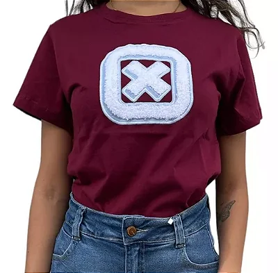 Camiseta TXC Feminina Estampada Bordo Ref 50675