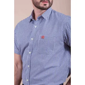 Camisa TXC Masculina Xadrez Marinho 2699C