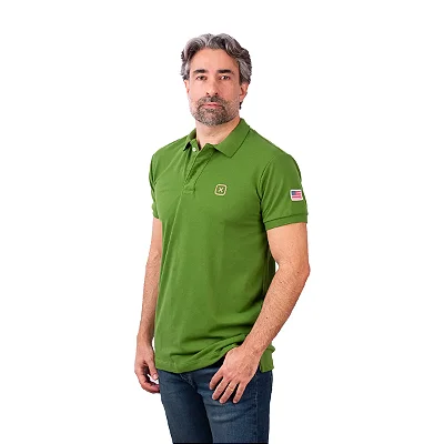 Polo TXC Masculina Verde Militar 6368
