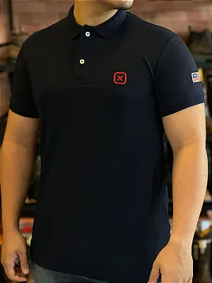 Polo TXC Masculina Azul Marinho 6368