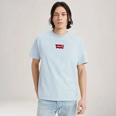Camiseta Levi's Masculina Azul Claro 873730179