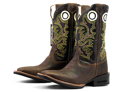Bota Austin Ranch Marrom/Preto