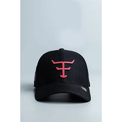 Boné Texas Farm Preto/Pink