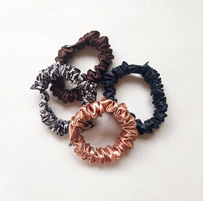 Scrunchie super slim acetinado