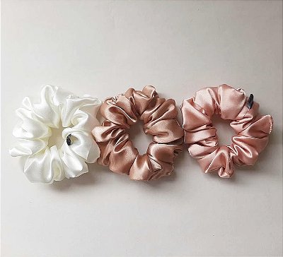 Kit Scrunchie acetinado
