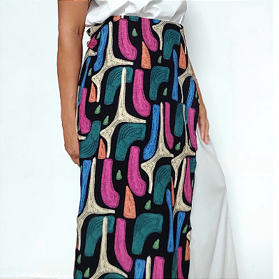 Lenço Estampado Transição