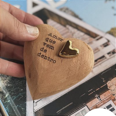 Coração de Madeira “Amor que vem de dentro”