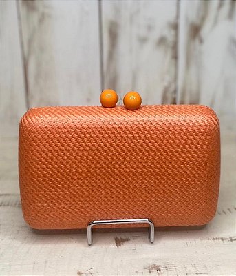 CLUTCH BORDAS ARREDONDADAS LARANJA