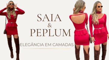 CONJUNTO SAIA+PEPLUM