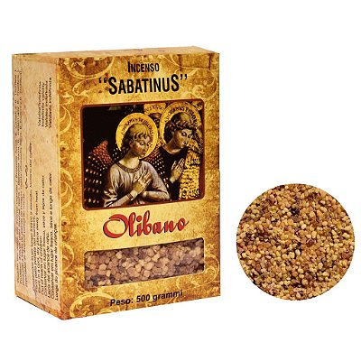 Olíbano Sabatinus - Incenso Natural Italiano - 500 Gramas