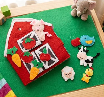 Quiet book fazendinha