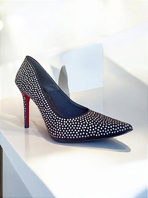 SCARPIN CETIM CAVIAR PRETO
