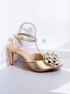 SCARPIN LUXO FLOWERS