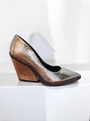 SCARPIN CACHAREL PRATA VELHO
