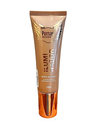ILUMINADOR PERNAS BRILHO DOURADO UNI -