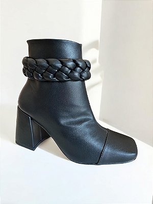 BOTA ALLYMA TRANÇA PRETO