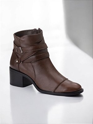 BOTA ALLYMA COURO GABI MARROM