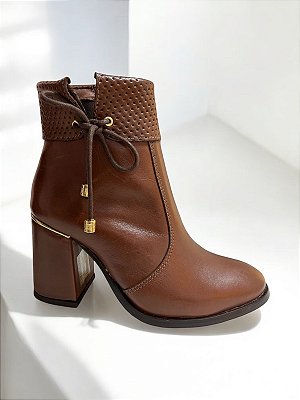 BOTA ALLYMA COURO CHADE WHISKY