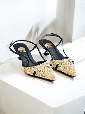 SCARPIN ALLYMA GREGO PRETO