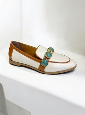 MOCASSIM ALLYMA ITALY PEDRA CARAMELO
