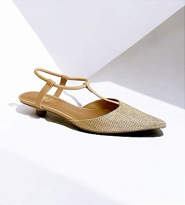 SCARPIN ALLYMA OCRE NATURAL