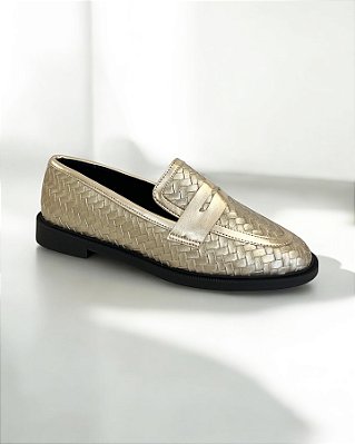 MOCASSIM ALLYMA MALDIVAS OURO