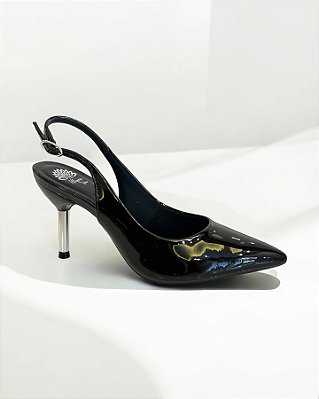 SCARPIN ALLYMA BASIC FLORA PRETO