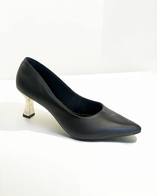SCARPIN ALLYMA BASIC LUXO PRETO