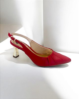 SCARPIN ALLYMA FIORELA VERMELHO