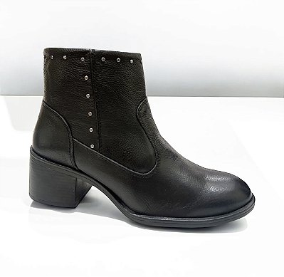 BOTA ALLYMA COURO FLAVIA PRETO