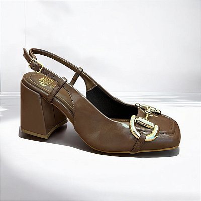SCARPIN ALLYMA MADRI MARROM