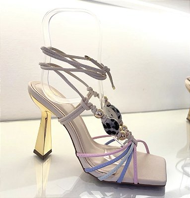 SANDÁLIA MALDIVAS RAFIA COLORIDA