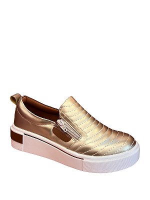 TÊNIS SLIP ALLYMA LIVIA OURO
