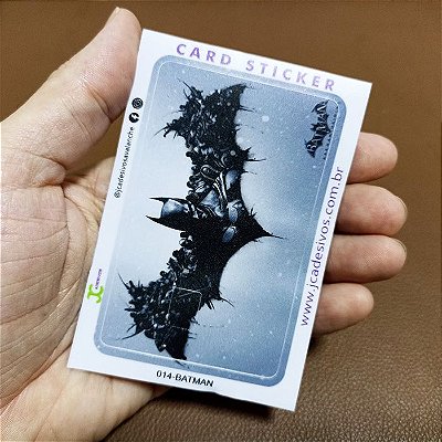CARD STICKER - BATMAN