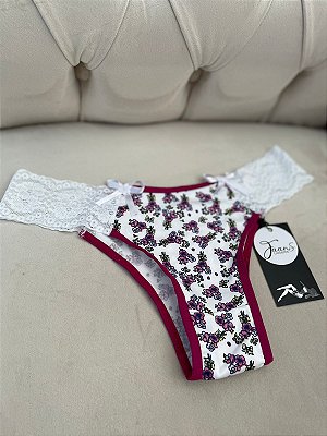 CALCINHA TANGA ESTAMPADA