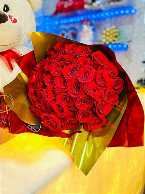 Buquê 40 Rosas Importadas